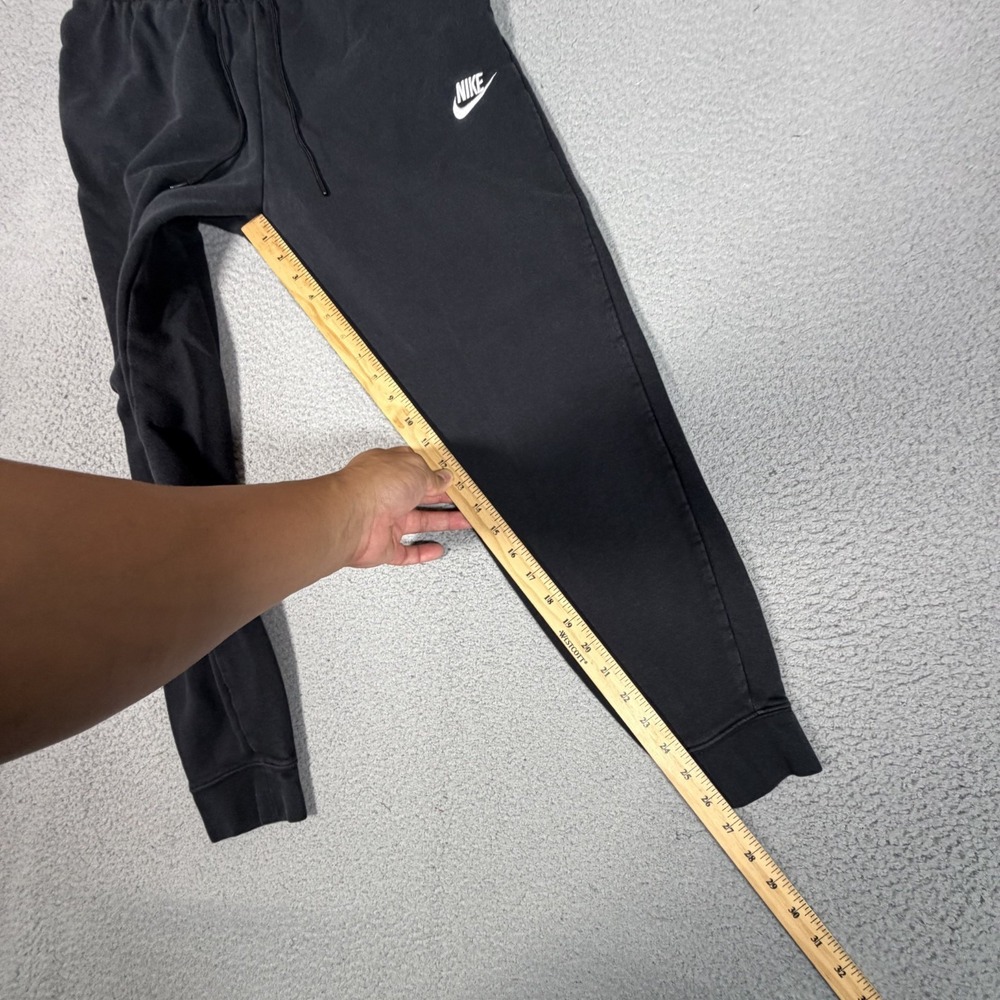 Nike Sportswear Essential Standard Fit Joggers Womens Small Black Fleece Logo - Picture 7 of 13